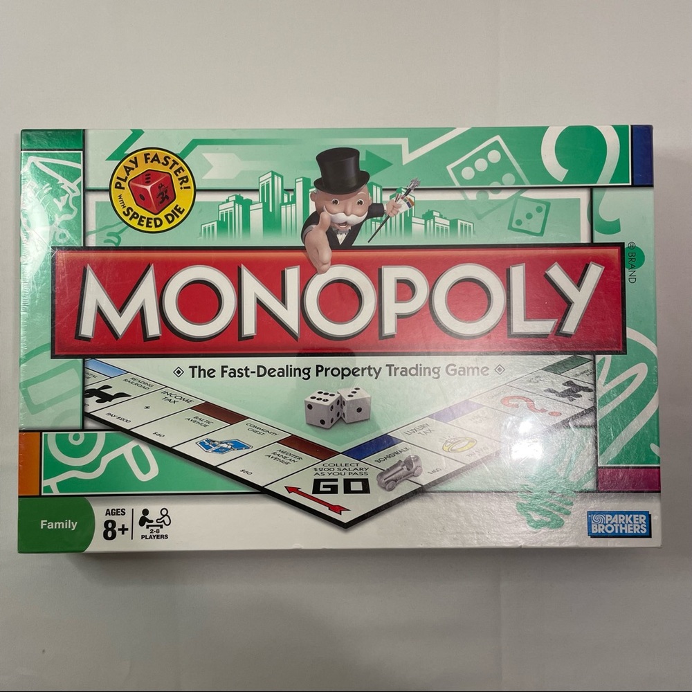 Monopoly Parker Brothers Hasbro / The Fast-Dealing Property Trading Game